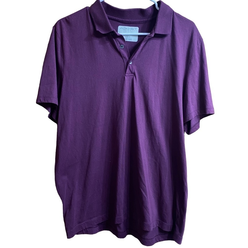 AXIST Purple Polo Shirt Size Large